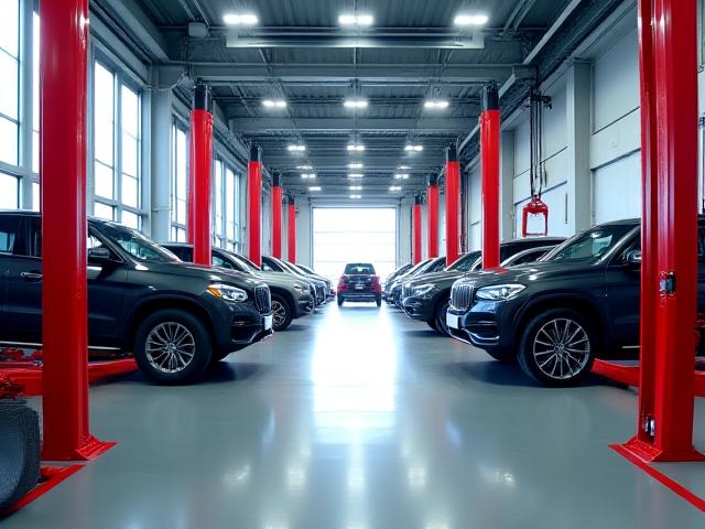 Общий вид ремонтной зоны Лесного Автосервиса